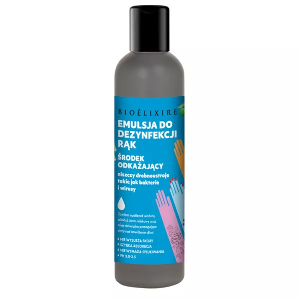 Bioelixire odkażająca emulsja do dezynfekcji dłoni, 300ml
