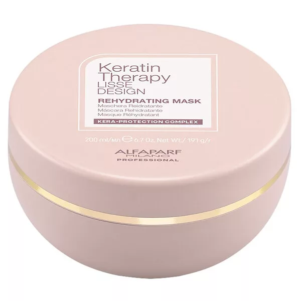 Alfaparf Milano Keratin Therapy Lisse Design, balsam-maska nawilżająca, 200ml