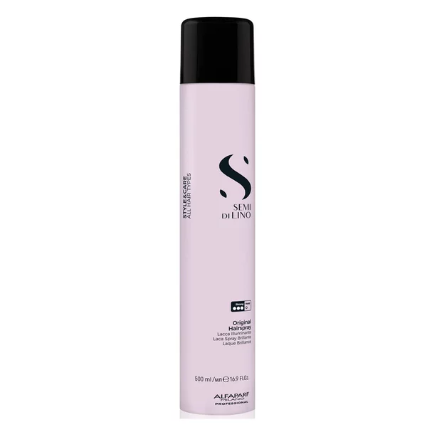 Alfaparf Milano Semi di Lino Style&Care, lakier do włosów, bardzo mocny, 500ml