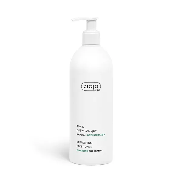 Ziaja PRO, Program oczyszczający, tonik odświeżający do twarzy, 500ml