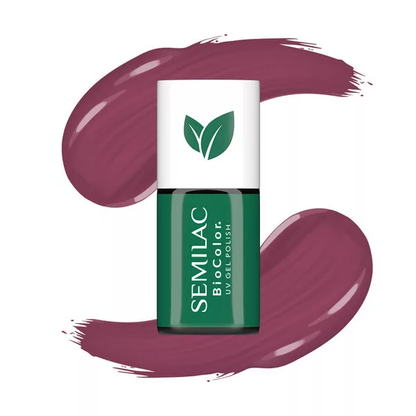 Semilac Bio Color, 718 Natural Cyclamen, lakier hybrydowy, 7ml