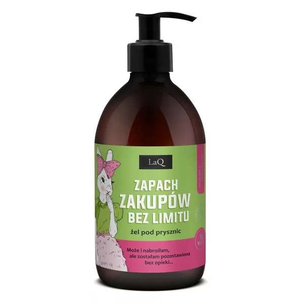 LaQ Kiwi i winogrona, zapach zakupów bez limitu, żel pod prysznic, 500ml