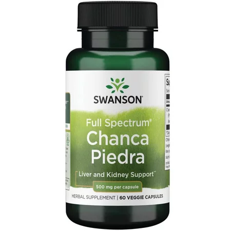 Swanson Full Spectrum Chanca Piedra, suplement diety, 500mg, 60kaps, ref.SW1229