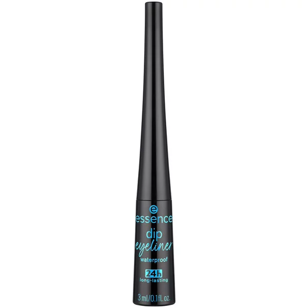 Essence Dip Eyeliner, wodoodporny eyeliner 01 czarny, 3ml