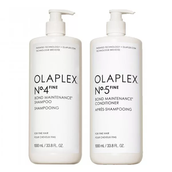 Olaplex, zestaw zwiększający objętość, szampon + odżywka, No. 5Fine + 4Fine, 2x1000ml