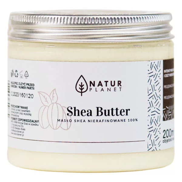 NaturPlanet, masło shea nierafinowane, 200ml