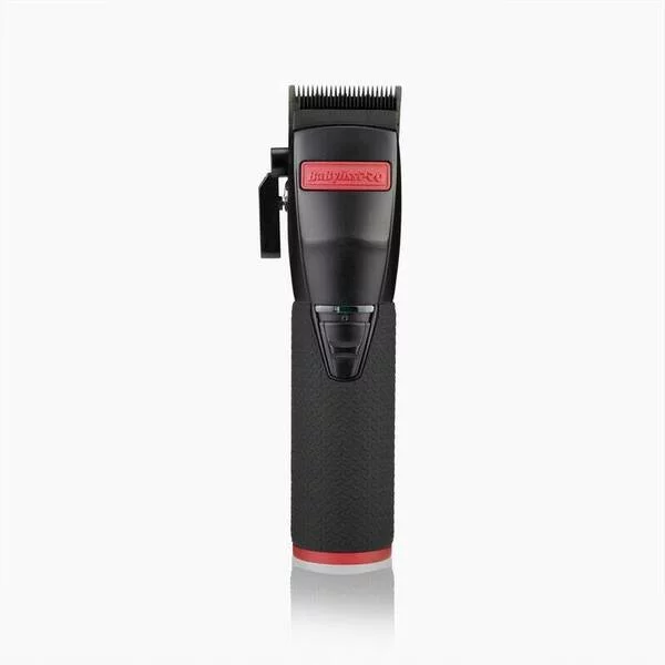 BaByliss PRO metalowa maszynka do strzyżenia BOOST+, Czerwono-Czarna, fryzjerska, cyfrowy silnik, do włosów