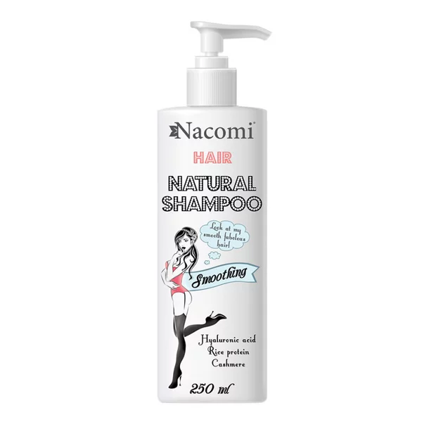 Nacomi, szampon do włosów wygładzająco-nawilżający, 250ml