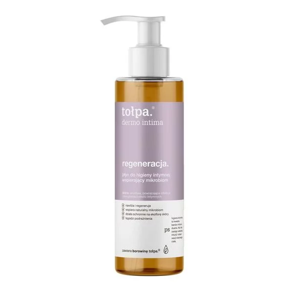 Tołpa Dermo Intima, regenerujący płyn do higieny intymnej wspierający mikrobiom, 195ml