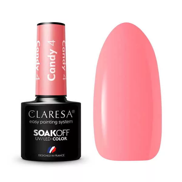 Claresa, Lakier hybrydowy, CANDY 4, 5g