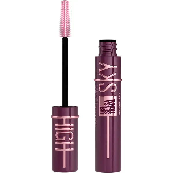 Maybelline New York Lash SensationaL Sky High, wydłużający tusz do rzęs, burgundy haze, 7,2ml