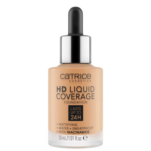 Catrice HD Liquid Coverage Foundation, podkład w płynie, odcień 034, 30ml