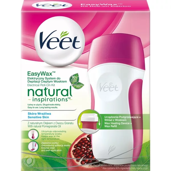 Veet Veet elektryczny system do depilacji ciepłym woskiem w domu Natural Inspirations