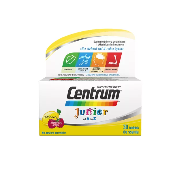 Centrum od A do Z witaminy dla dzieci od 4. roku życia suplement diety 30 tabletek do ssania