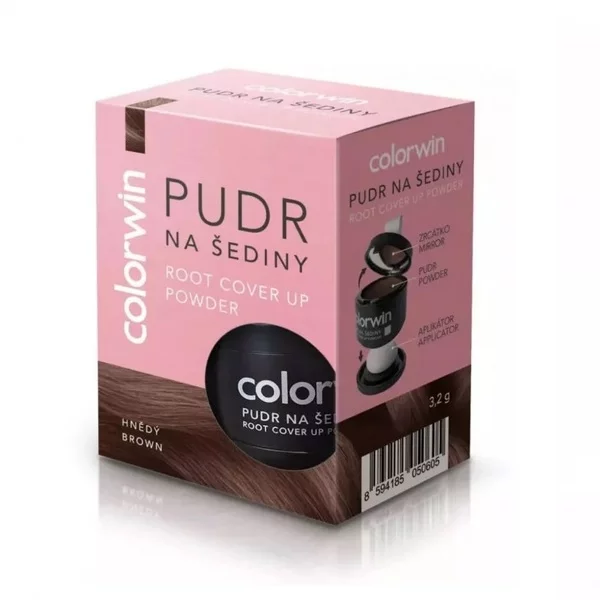 Colorwin Retouch puder do retuszowania siwizny Brąz 3.2g