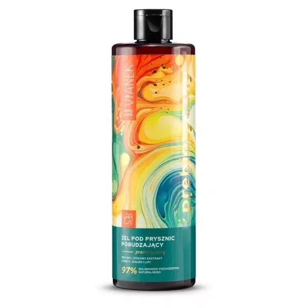 Vianek, prebiotyczny żel pod prysznic pobudzający, 400ml