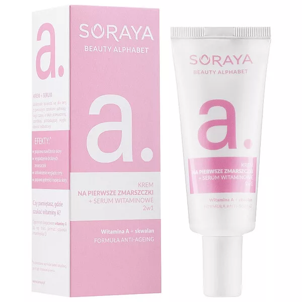 Soraya Beauty Alphabet, krem na pierwsze zmarszczki Wit. A, 30ml