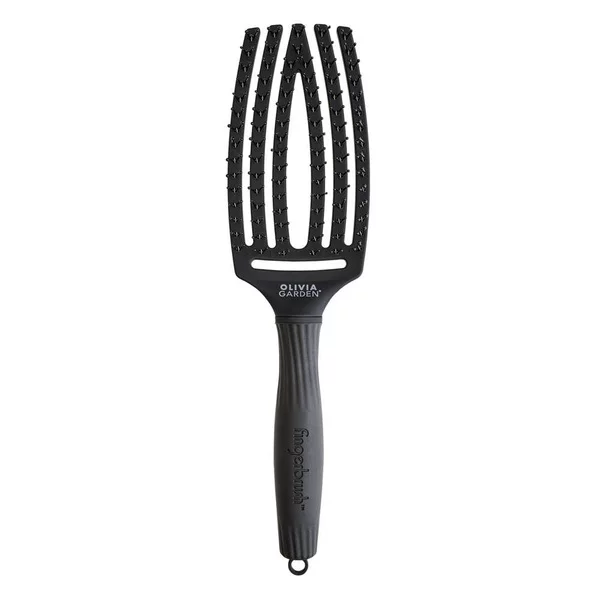 Olivia Garden Fingerbrush Double Bristles, szczotka nylonowa bez włosia, z podwójnymi kolcami