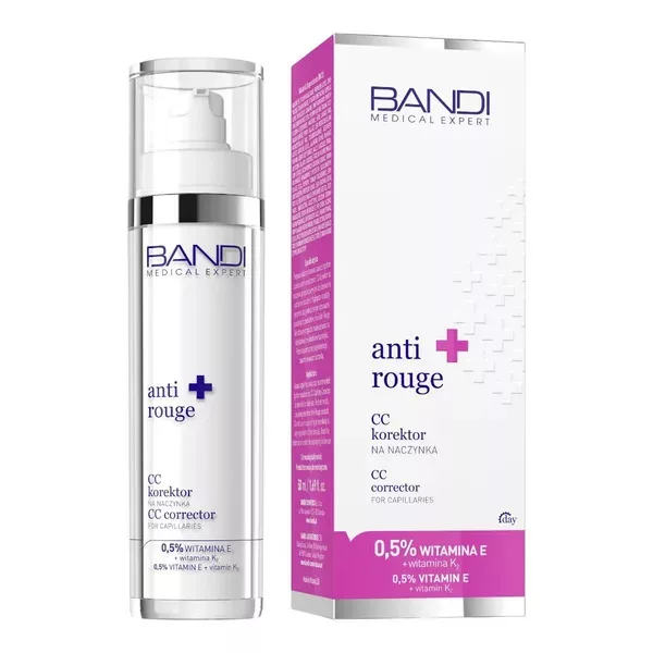 Bandi Medical Expert, Anti Rouge, CC krem-korektor na naczynka, 50ml