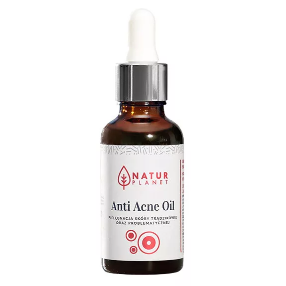 NaturPlanet Anti Acne Oil, olejek na trądzik, 30ml