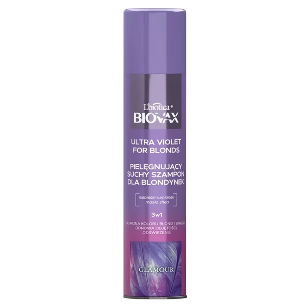 Biovax Ultra Violet suchy szampon dla blondynek 200ml