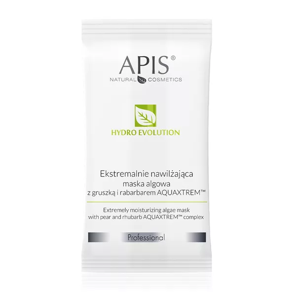 Apis Hydro Evolution, nawilżająca maska algowa z gruszką i rabarbarem, 20g