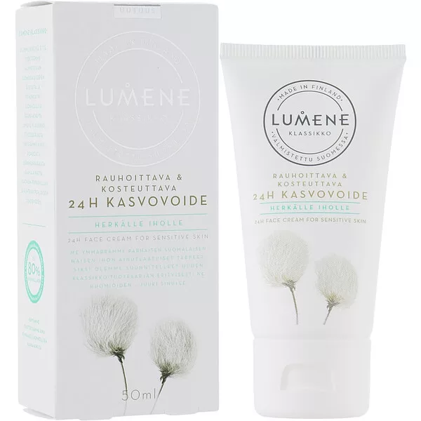 Lumene KLASSIKKO, Kojąco - najwilżający krem do skóry wrażliwej, 50ml