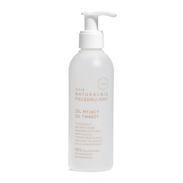 Ziaja Naturalnie Pielęgnujemy, żel myjący do twarzy, 200ml