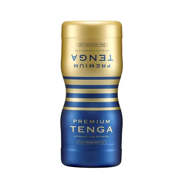 Tenga Premium Dual Sensation Cup podwójny jednorazowy masturbator