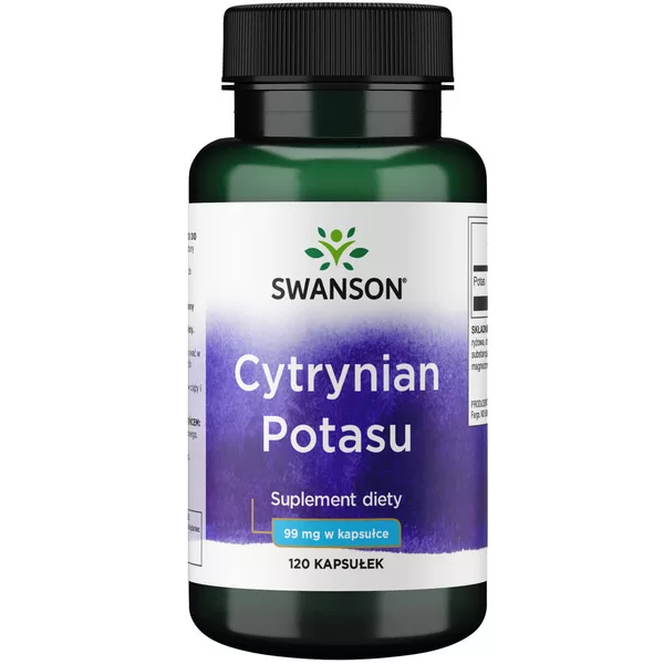 Swanson Cytrynian Potasu 120kaps