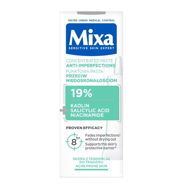 Mixa Skoncentrowana punktowa pasta przeciw niedoskonałościom 15ml
