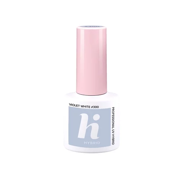 hi hybrid, lakier hybrydowy, 5ml, #300 Violet White