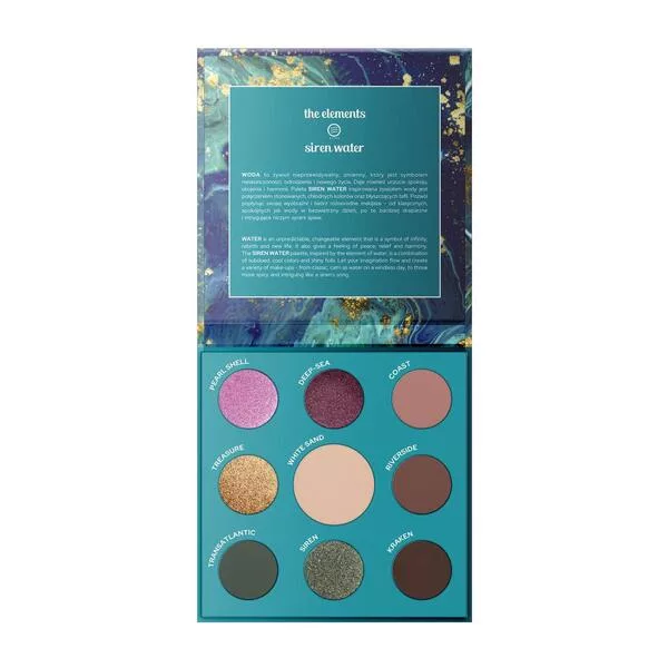 Claresa, Paleta cieni SIREN WATER