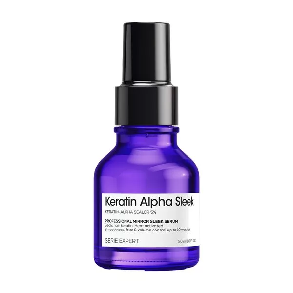 Loreal Keratin Alpha Sleek, serum wygładzające do włosów puszących się, 50ml