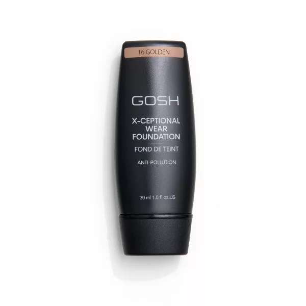 Gosh X-ceptional Wear, podkład pod makijaż, 16 Golden, 35ml