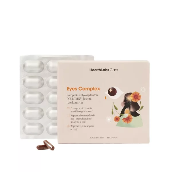 HealthLabs Eyes Complex wsparcie wzroku i zdrowia oczu suplement diety 60 kapsułek