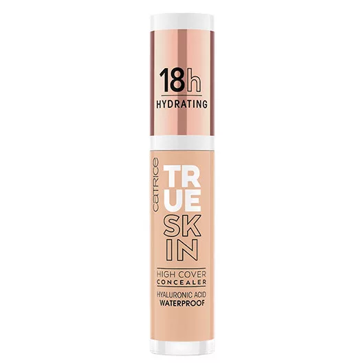 Catrice True Skin High Cover, nawilżający korektor mocno kryjący, Warm Beige 020, 4,5ml