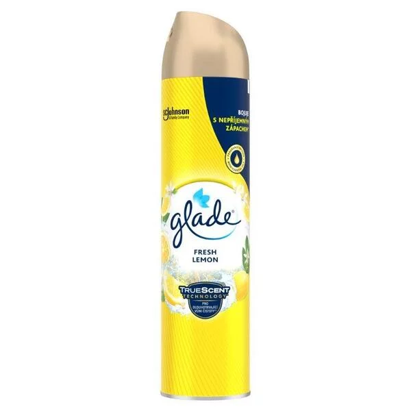 Glade Fresh Lemon - cytrynowy odświeżacz powietrza w aerozolu, 300ml