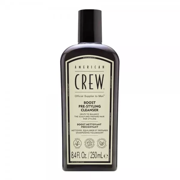 American Crew Boost Pre-Styling, szampon zwiększający objętość do włosów cienkich, 250ml