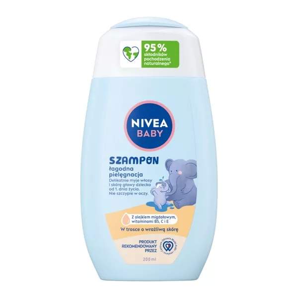 Nivea Baby szampon dla dzieci, łagodna pielęgnacja 200ml