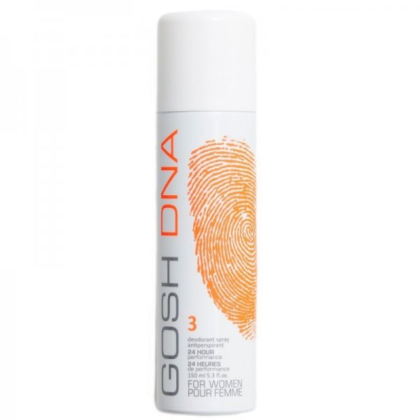 Gosh DNA 3 Dla Niej, dezodorant w sprayu antyperspirant, 150ml