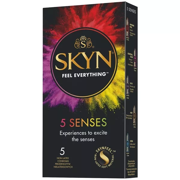 Unimil Skyn 5 Senses nielateksowe prezerwatywy 5szt