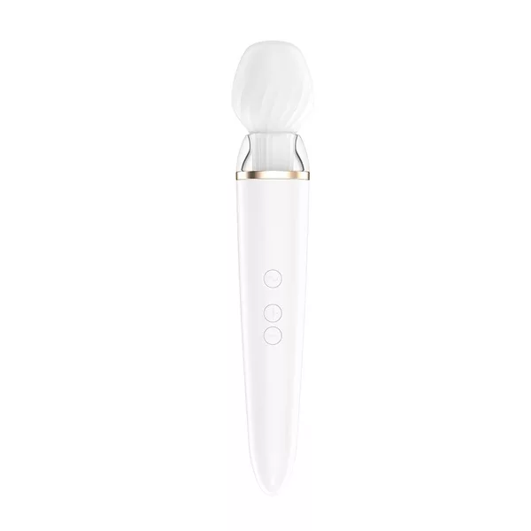 Satisfyer Double Wand-er wibrator różdżka Biała