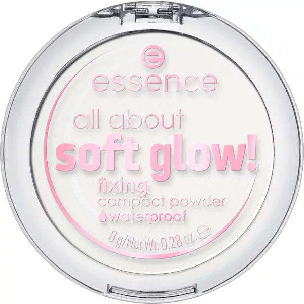 Essence All About Soft Glow! wodoodporny puder utrwalający, 8g, ref.954250