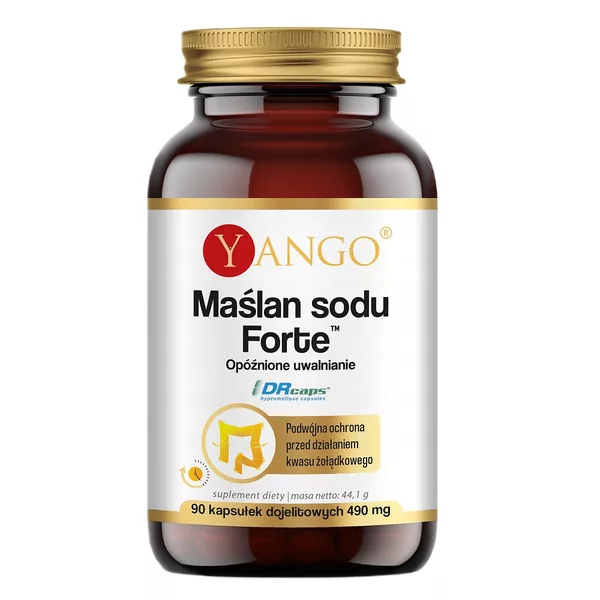 Yango Maślan sodu Forte suplement diety 90 kapsułek