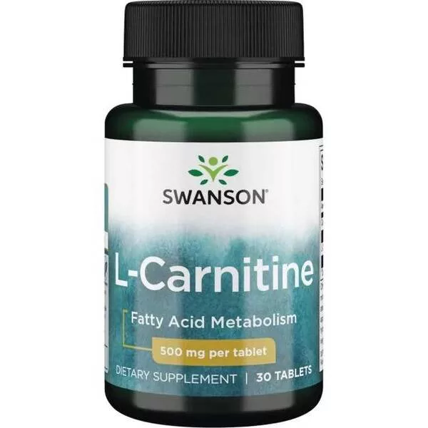 Swanson L-karnityna 500mg 30 tabl