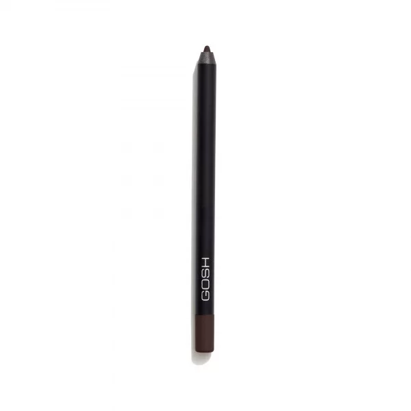 Gosh Velvet Touch, wodoodporna kredka do oczu, Truly Brown, 1.2g