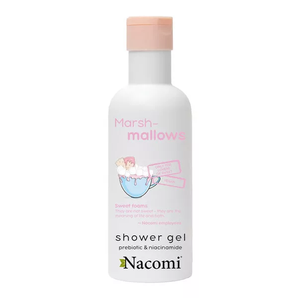 Nacomi, żel pod prysznic, marshmallow, 300ml