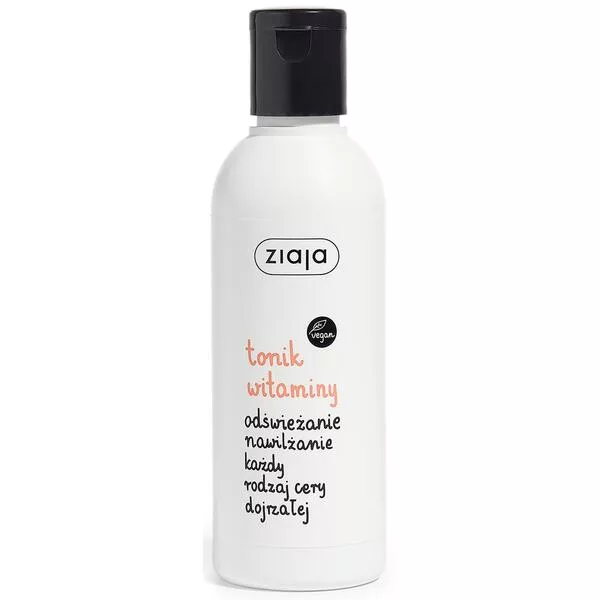 Ziaja Witaminy, witaminowy tonik do twarzy, 200ml