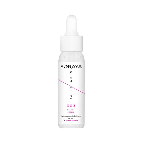 Soraya Daily basis, snail serum wygładzająco-ujędrniające do twarzy, 30ml